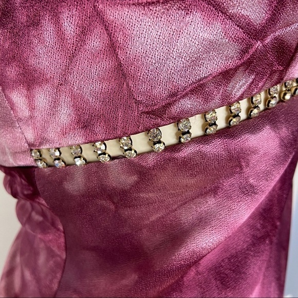 VTG Betsey & Adam 90’s Ombré Satin Prom Dress Sz 6 - Picture 4 of 6